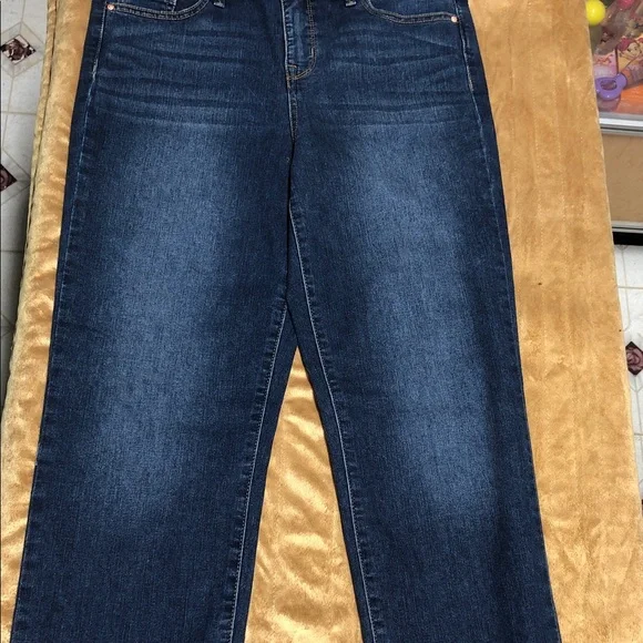 Ella Moss Deep Blue Straight Leg Jeans - Picture 3 of 6